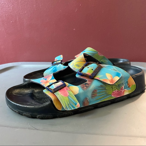Birkenstock | Shoes | Birkenstock Birkis Waterproof Underwater Fish Theme  Sandal Size 4 | Poshmark